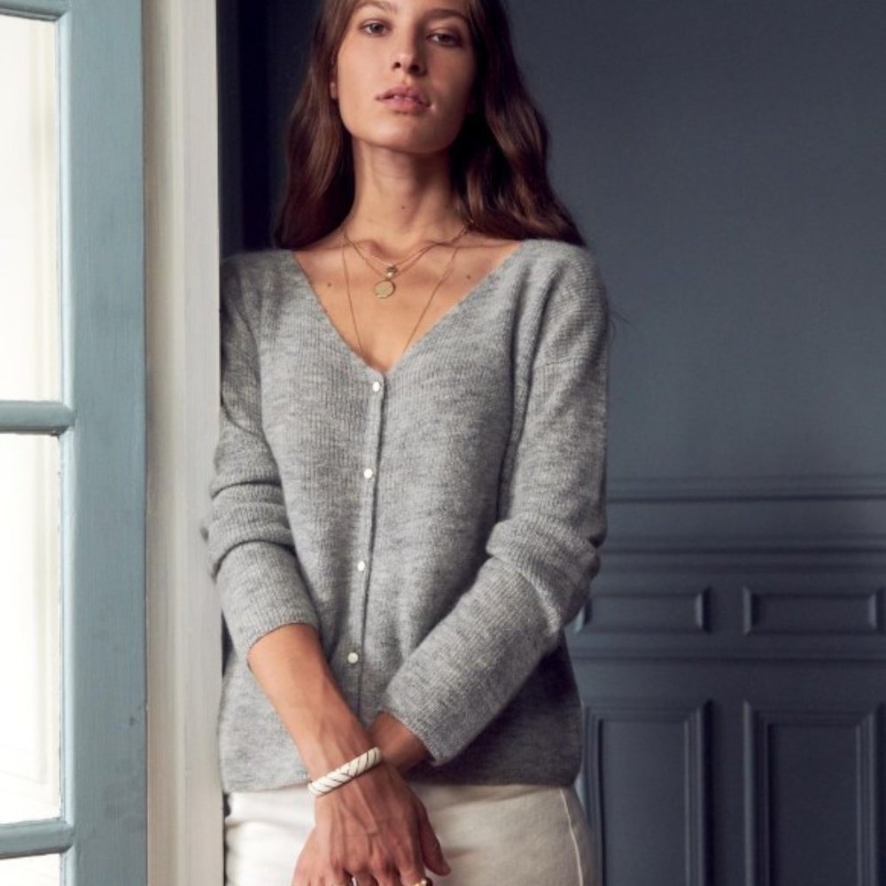 Sezane Barry Jumper Grey XS